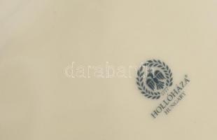 Hollóházi Erika mintás váza, matricás, jelzett, hibátlan, m:29,5 cm