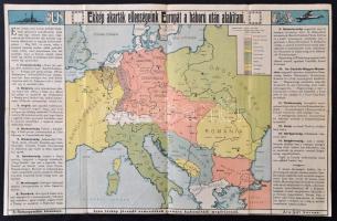 1915 A császári és királyi flottaegyesület dekoratív és rendkívül érdekes kiadványa az antant akkor ...