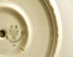 H&C Chodau vajtartó, matricás, jelzett, kopott, d:17 cm, m:10 cm