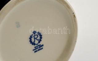 Reichenbach nagy kobalt váza, matricás, jelzett, enyhe kopással, m:34 cm