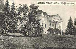 1912 Máriabeszterce, Máriabisztrica, Marija Bistrica; Hellenbach kastély / castle (EK)