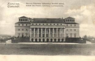 1911 Kismarton, Eisenstadt; Herceg Eszterházy várkastély a kertből nézve / Schloss / castle