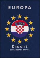 Horvátország 2001-2005. 1l - 5K (9xklf) forgalmi sor, Europa - A tíz új tagállam sorozat + 2004. Europa / Dubrovnik jelzett Ag emlékérem T:1 Croatia 2001-2005. 1 Lipa - 5 Korun (9xdiff) coin set from the Europa - De tien nieuwe EU-Lidstaten + 2004. Europa / Dubrovnik hallmarked Ag commemorative medallion C:UNC