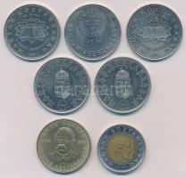 2002-2007. 20-100Ft (7x) forgalmi emlékkiadások T:2,2-