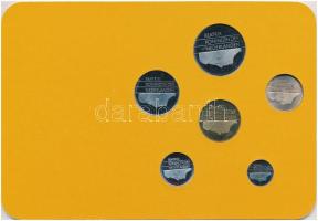 Hollandia 1999-2000. 5c-5G (6xklf) forgalmi sor karton dísztokban T:1,1-(eredetileg PP)
Netherlands...