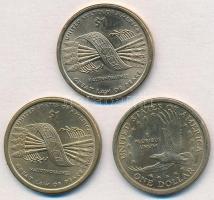 Amerikai Egyesült Államok 2000-2010. 1$ (3x) "Sacagawea" T:1-,2
USA 2000-2010. 1 Dollar (...