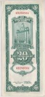 Kína / Shanghai 1930. 20CGU T:II
China / Shanghai 1930. 20 Customs Gold Units C:XF