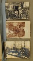 1914-1918 Egy német katona I. világháborús emlékei fényképeken és elismeréseken. 10 db elismerő okle...