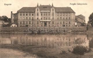 Ungvár, Uzshorod, Uzhorod; Polgári leány iskola / girls school