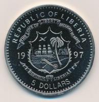 Libéria 1997. 5$ Cu-Ni "Zsiráf" T:1 (eredetileg PP)
Liberia 1997. 5 Dollars Cu-Ni "G...