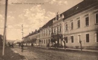 Munkács, Mukacheve, Mukacevo; Velké kasárny 19. pes. pl. Nakl. Jan Snízek / laktanya / military barracks
