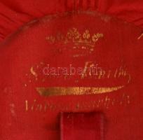 cca 1910 Gyalogostiszti csákó, készítője: Szegő Emil Marosvásárhely, méret:50, viseltes állapotban. ...