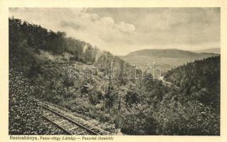 Resicabánya, Resita; Panor-völgy, vasút, kiadja Weiss Adolf / valley, railway