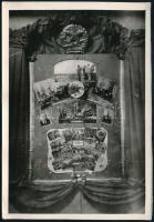cca 1949 A szabadságharcos a honvédség tartaléka tabló fotója, 13×9 cm