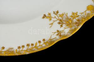 H&C Chodau és Pirkenhammer tányérok (süteményes és lapos), összesen:6+3 db, jelzett, kopássokkal...