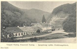 1908 Nadrág, Vasgyár, Igazgatósági épület. Rusz Árpád kiadása / Eisenwerk, Direktionsgebäude / iron works directorate building