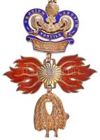 DN "Aranygyapjas Rend" jelzetlen, aranyozott és zománcozott gyűjtői másolat nyakszalaggal ...