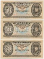 1975. 50Ft (6x) sorszámkövetők T:I,I-