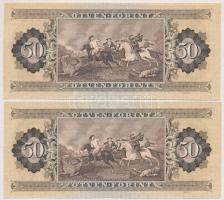 1975. 50Ft (2x) sorszámkövetők T:I