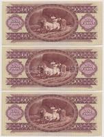 1980. 100Ft (6x) sorszámkövetők T:I