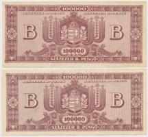 1946. 100.000BP (2x) T:II,III