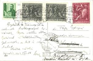 1942 Szentendre, M. Kir. 101. Honvéd Vasútépítő Ezred Újonceskü / WWII Hungarian military, oath of t...