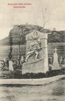 Szepesváralja, Spisské Podhradie; Branyiszkói hősök síremléke (1919-ben felrobbantották). A szoborbizottság kiadása / military heroes monument of Pod Braniskom (exploded in 1919)