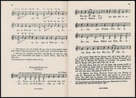 cca 1940 Német katonai nótáskönyv / Military song book 64p