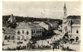 1940 Zilah, Zalau; bevonulás / entry of the Hungarian troops (ragasztónyom / glue marks)