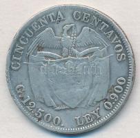 Kolumbia 1915. 50c Ag T:2-
Columbia 1915. 50 Centavos Ag C:VF
Krause KM#193