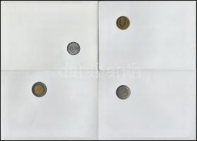 10db-os érmés boríték tétel a világ minden tájáról, mind különféle ország T:1,1-