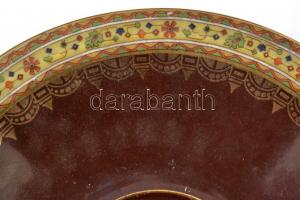 Jelzett (K.M.K.)  hiányos teás készlet, matricás, kopás nyomokkal