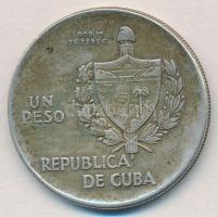 Kuba 1939. 1P Ag "Jose Marti" T:2 patina
Cuba 1939. 1 Peso Ag "Jose Marti C:XF patin...