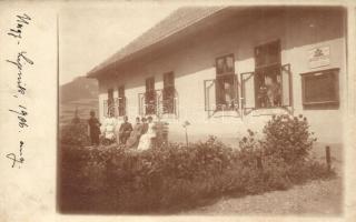 1906 Nagyhársas, Nagy-Lipnik, Velky Lipník; Anyakönyvvezetői hivatal / registry office. photo
