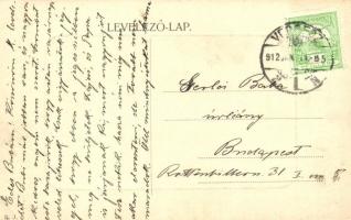 1912 Versec, Werschetz, Vrsac; Kir. Járásbíróság. B.J.  / county court