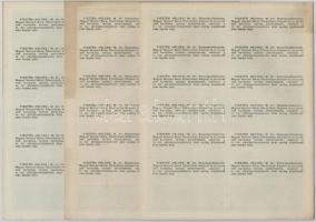 Budapest 1942. "A Magyar Királyság 3%-kal Kamatozó Törlesztéses Államadóssága" kötvénye 10...