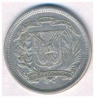 Dominikai Köztársaság 1944. 25c Ag T:2
Dominican Republic 1944. 25 Centavos Ag C:XF
