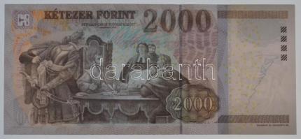 2010. 2000Ft "CB" a tervező, Vagyóczky Károly aláírásával T:I