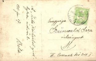 1915 Budapest IX. Zita kórház 59. pavilonja sérült katonákkal és nővérekkel / WWI K.u.k military, in...