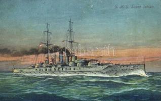 SMS Szent István K.u.K. haditengerészet Tegetthoff-osztályú csatahajója / K.u.K. Kriegsmarine, warship. C. Fano Pola 1915/16. 21.