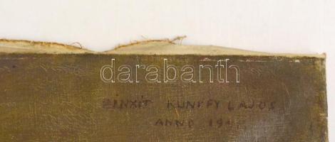 Kunffy Lajos (1869-1962): Szirmay Fóris László (1895-?) későbbi miniszteri tanácsos portréja 1941, o...