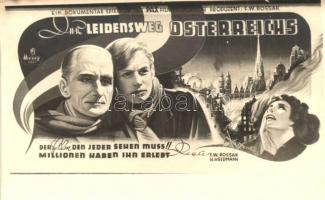Der Leidensweg Österreichs. Pax Film Produktion 1947. Mezey / German movie poster advertisement