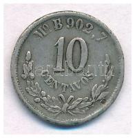 Mexikó 1876Mo B 10c Ag T:2-
Mexico 1876Mo B 10 Centavos Ag C:VF
Krause KM#403.7
