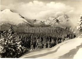 20 db főleg modern városképes lap a Magas Tátrából / 20 mainly modern town-view postcards from the H...