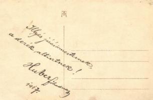 1917 A Magyar Királyi Csendőrség kitüntetése. Huber főhadnagy felvétele / Honor of the Hungarian Roy...