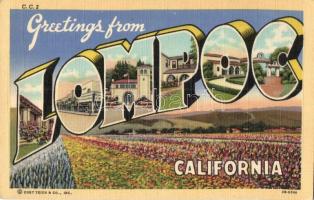 20 db főleg modern amerikai városképes lap / 20 mainly modern American town-view postcards from the ...