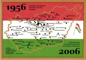 16 db modern térkép motívumlap / 16 modern map motive cards