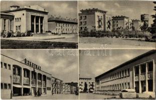 Dunaújváros, Dunapentele, Sztálinváros - 8 db modern városképes lap / 8 modern town-view postcards