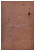 1947. "Mezőközpont T.E. Evezősszakoszt. 1947. Turaverseny II." fém díjplakett (50x72,5mm) ...