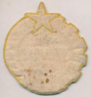 DN "SZÖVOSZ (Szövetkezetek Országos Szövetsége)" textil felvarró jó állapotban, hátoldalán...